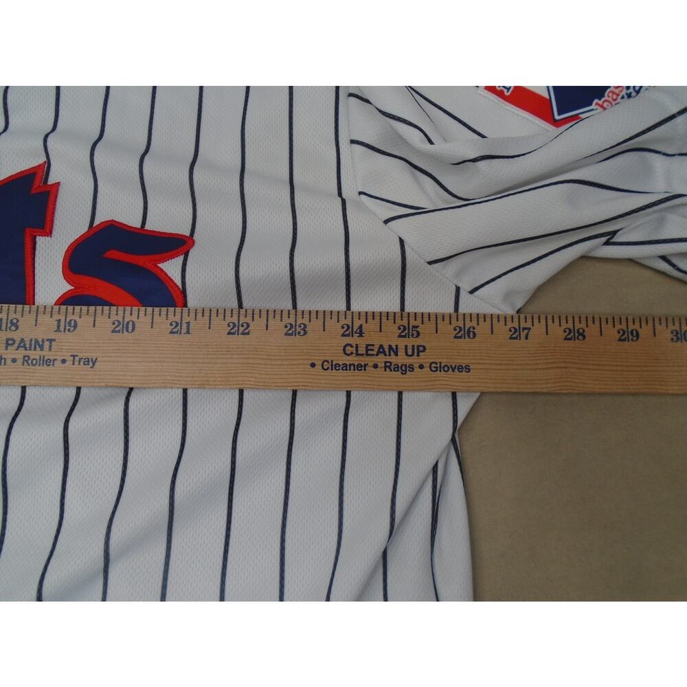#9 Knights Movie Custom Stitched Baseball Jersey Men's XXXL White Striped - Picture 8 of 12